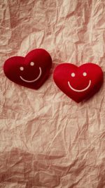 Cute Smile Love Heart Couple Fold Paper