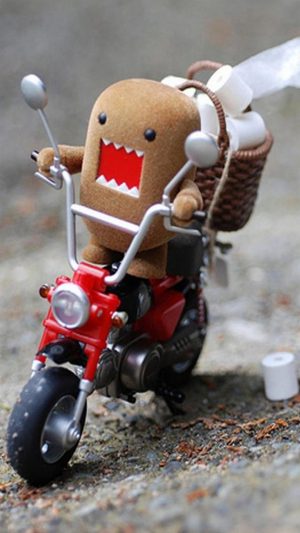 Domo Kun on Scooter