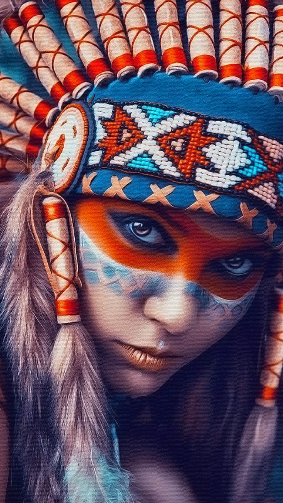 Tribal art beauty