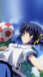 Anime Art Illustration Girl Football Cute