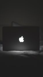 Apple Logo Dark Bw Life Night