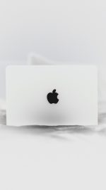 Apple Logo White Bw Life Night