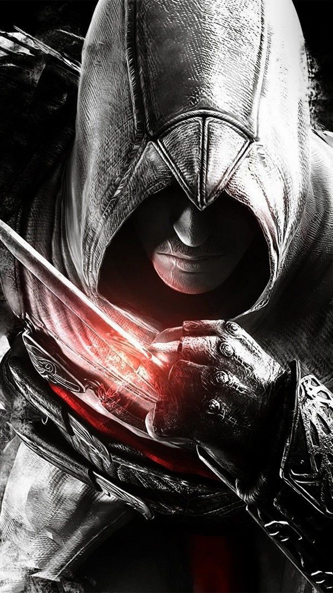 Assassins Creed Dark Game Hero Illustration Art