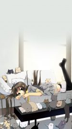 Cat House Girl Anime Illust Art