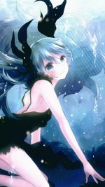 Deep Sea Girl Anime Illust Art Blue