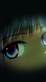 Eye Pure Girl Dark Anime Art Illust