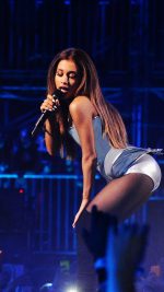 Ariana Grande Music Concert Blue