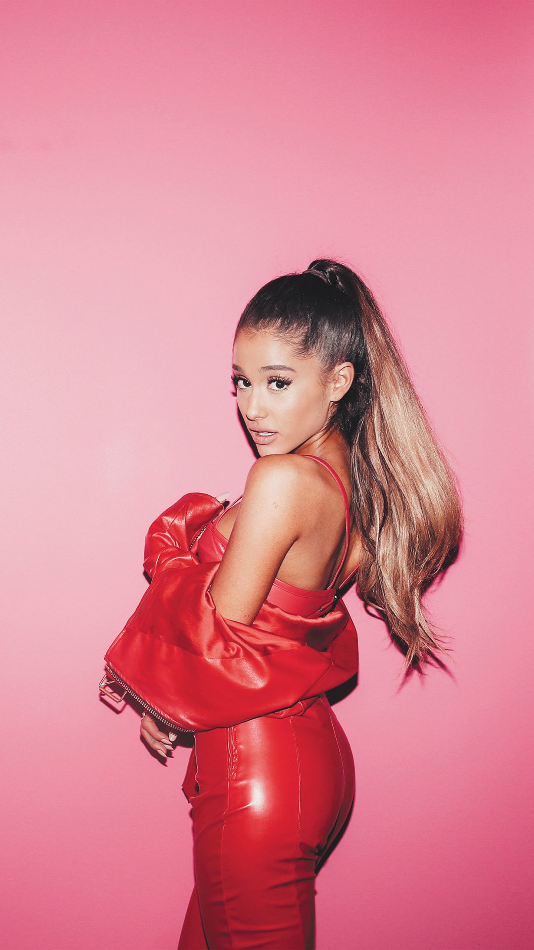 Ariana Grande Pink Pose Music Girl