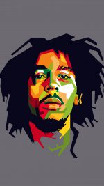 Bob Marley Art Illust Music Reggae Celebrity
