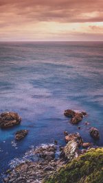 Cliff Sea Ocean Rock Nature Blue