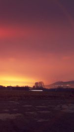 Dawn Nature Sky Sunset Mountain Red Dark Flre Flare