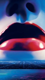 Lips Poster Film Neon Demon Red Blue Art Illustration