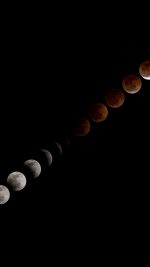 PHOTO DATE:  4-15-14
LOCATION:   JSC Prairie
SUBJECT: Blood Moon Lunar Eclipse Composite created with jsc2014e035423 thru jsc2014e035434
PHOTOGRAPHER: Lauren Harnett