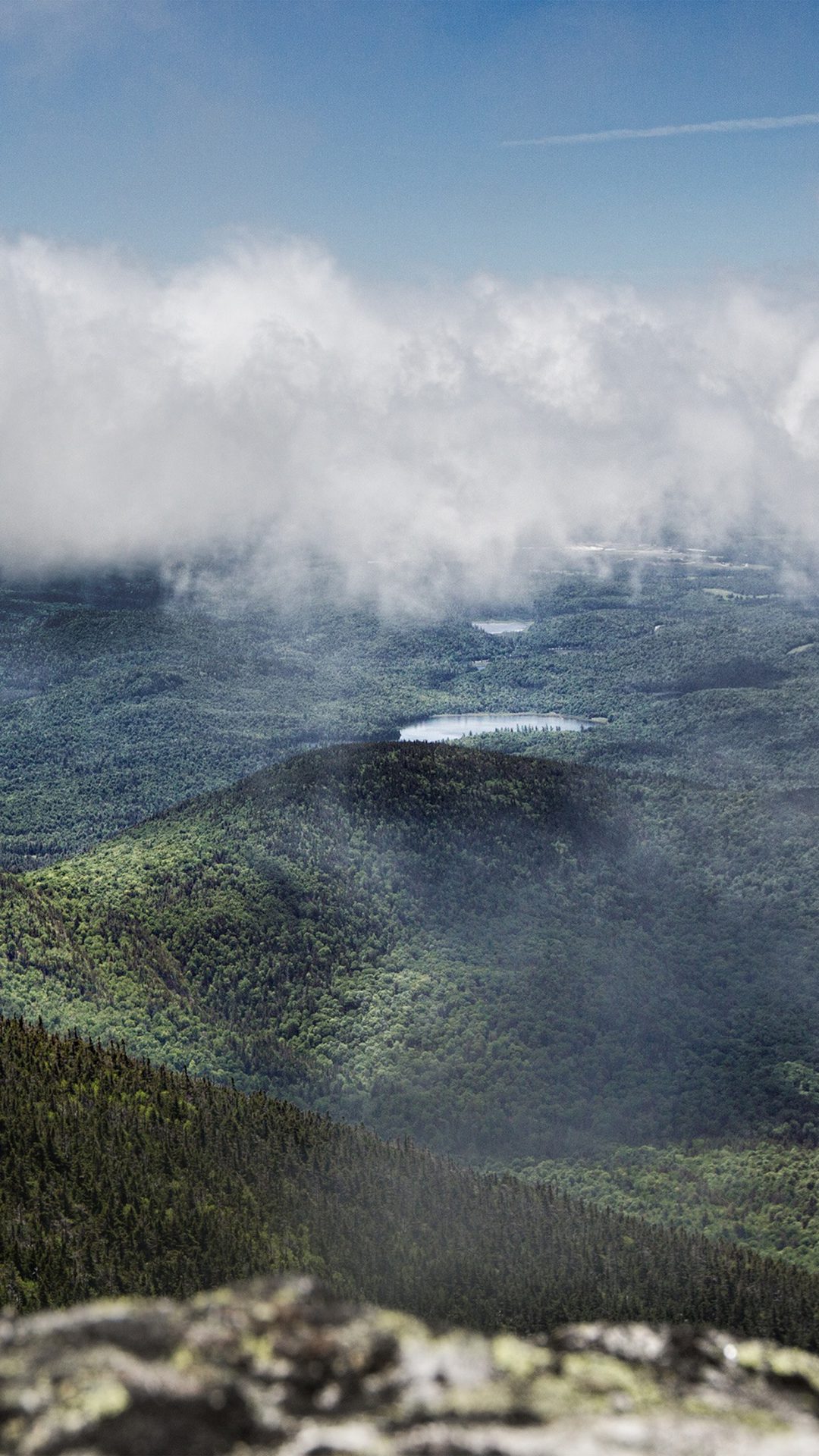 Mountain Green Fog Cloud Nature View