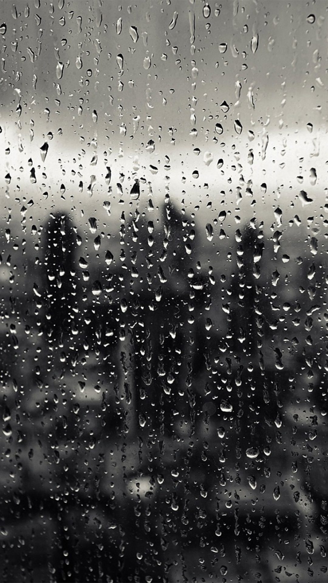 Rain Window Nature Pattern
