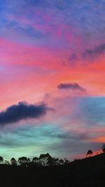 Sky Rainbow Cloud Sunset Nature