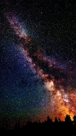 Star Gazing Night Flare Color Nature Sky