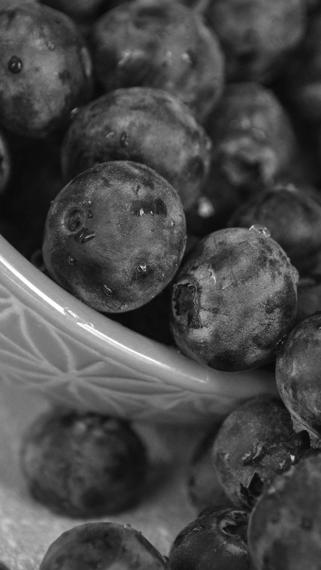 Summer Berry Grape Food Nature Dark Bw