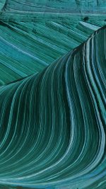 Swirling Patterns Wave Green Mountain Nature