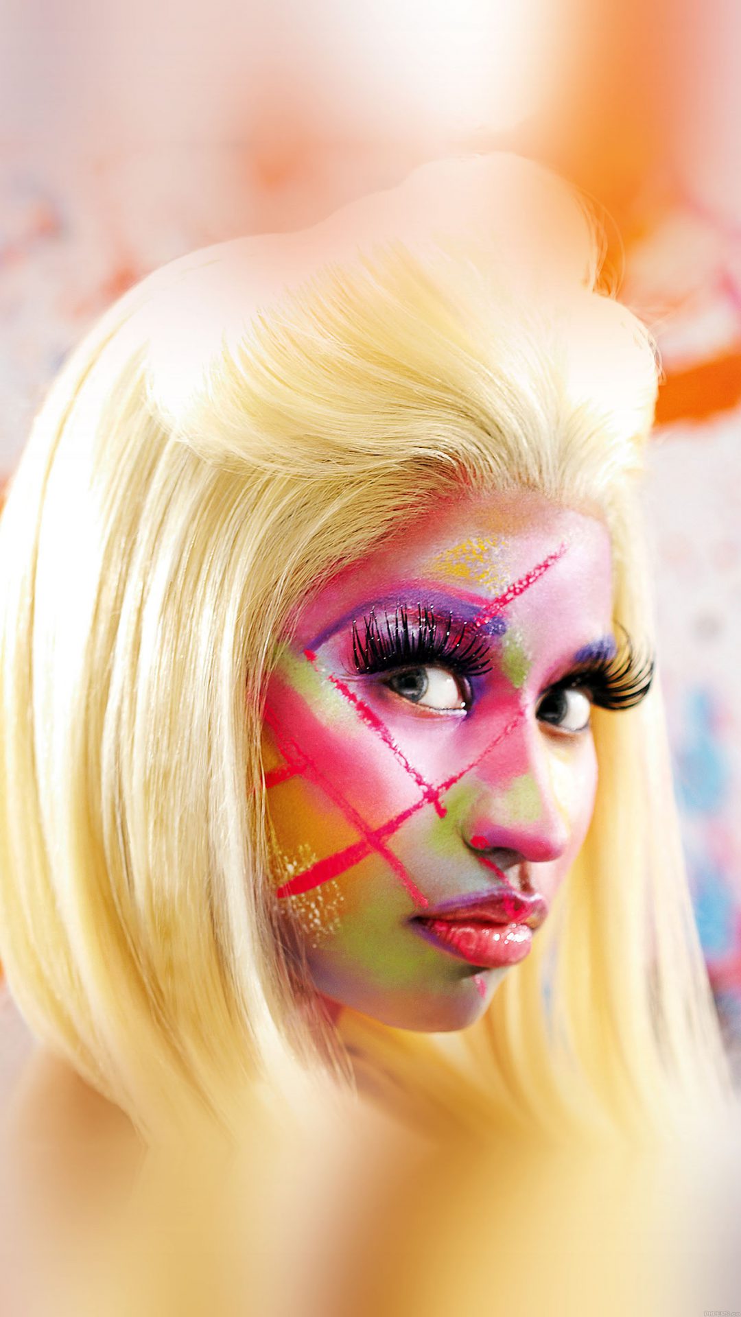 Wallpaper Nicki Minaj Face Girl Music