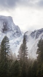 Yosemite Snow White Mountain Nature