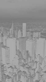 New York Sky Tilt Shift City White