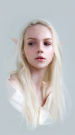 Aries Bianco Face Cute Girl Illustration Art