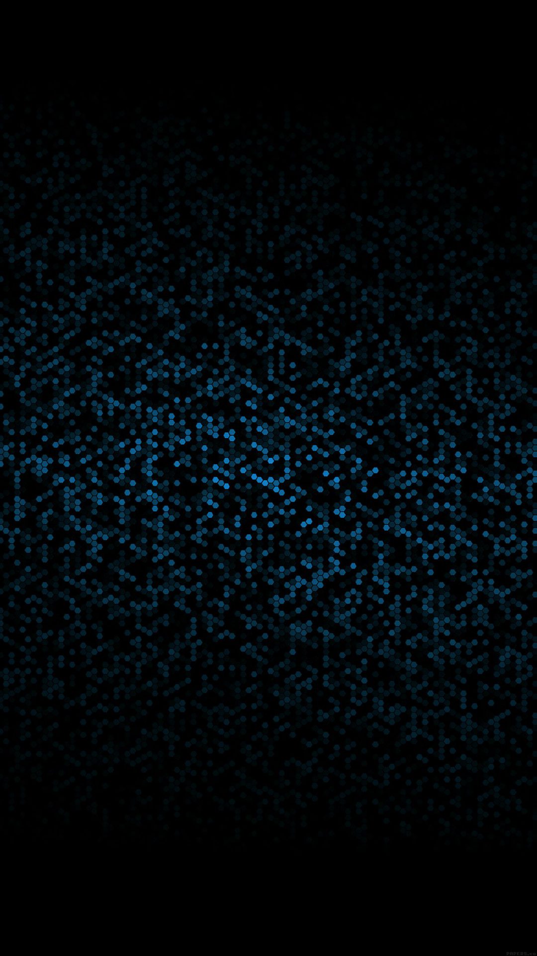 Dots Pattern Black And Blue Abstract