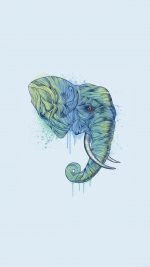 Elephant Art Illust Drawing Animal