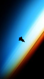 Endeavor Red Horizon Spaceship From Space