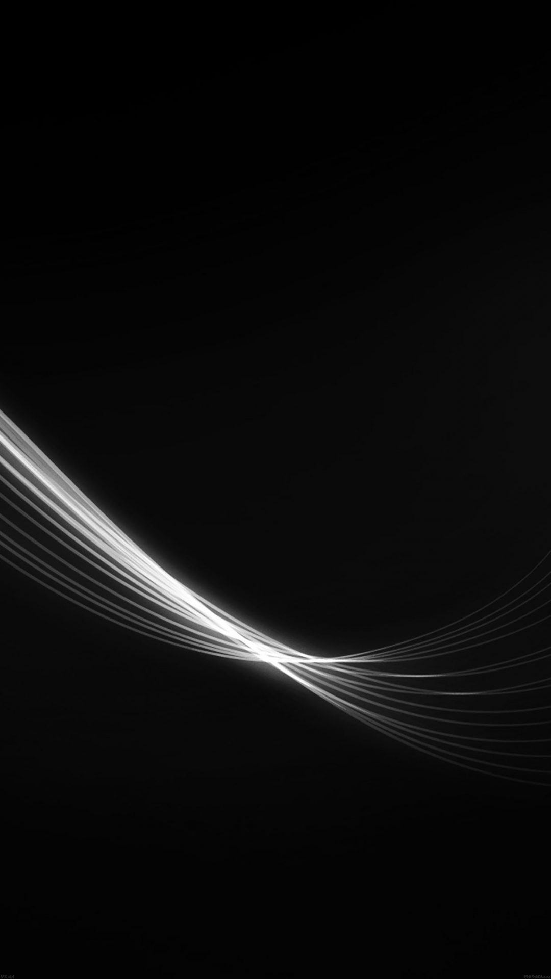 Feather Abstract Black Dark Pattern