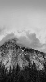 Os X Yosemite Mac Apple Black White Mountain
