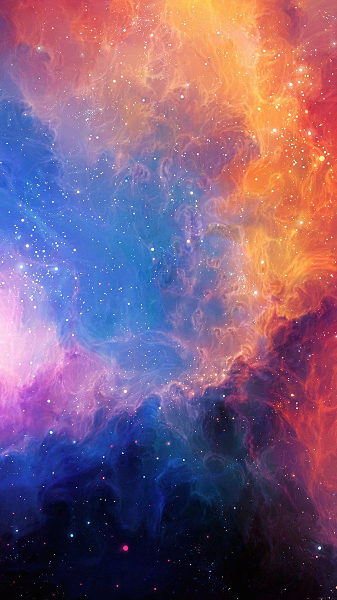 Space Aurora Art Star Illust Rainbow