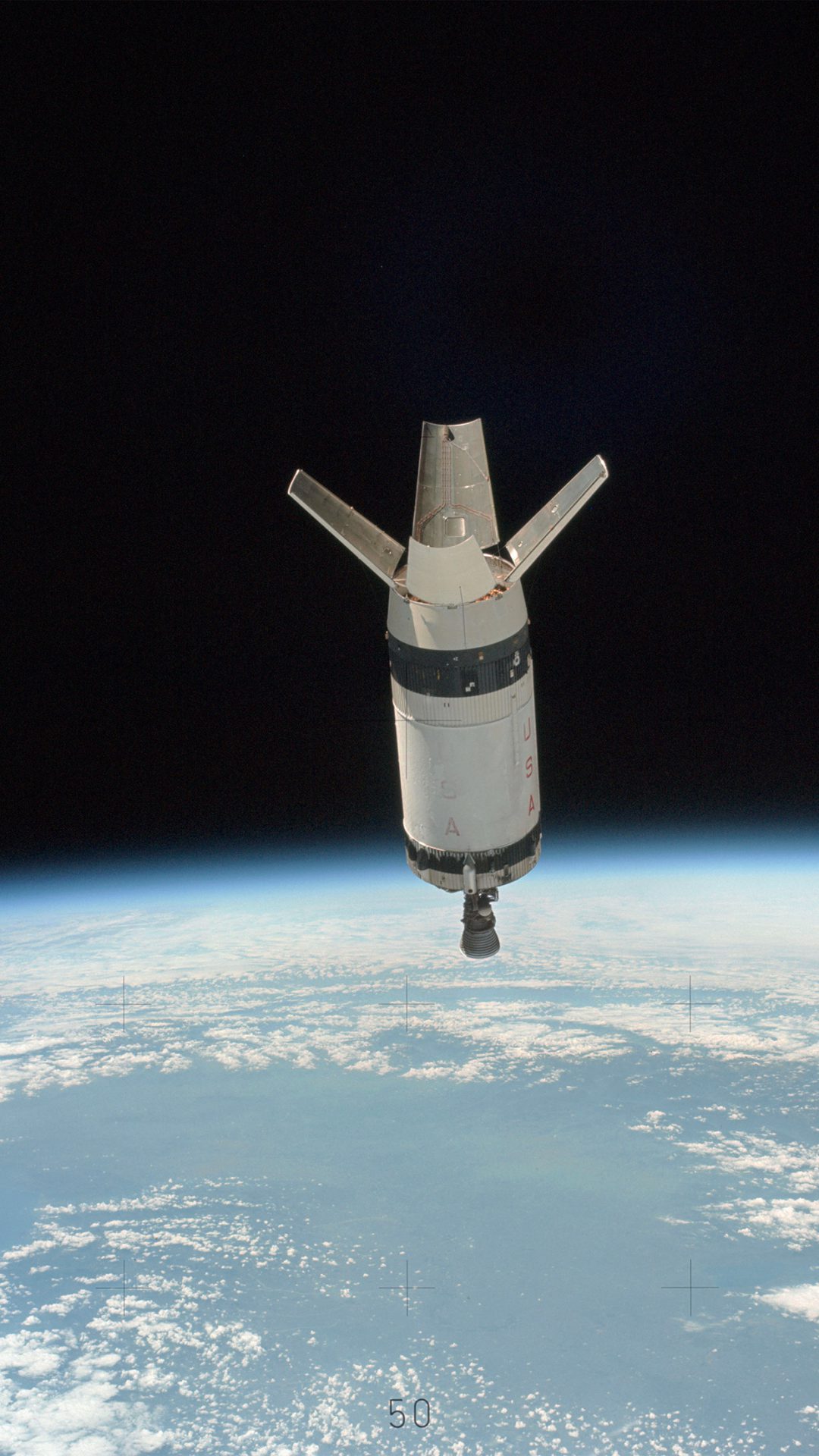 Space Blue Odyssey Shuttle Earth