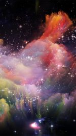 Space Rainbow Colorful Star Art Illustration